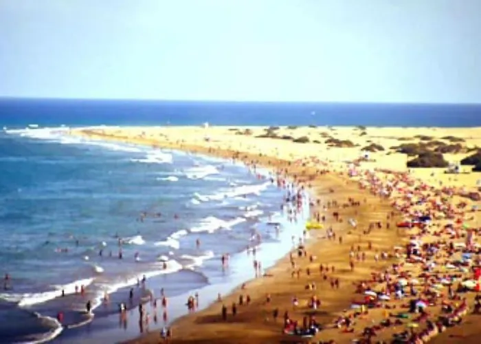 Traumhafte Mit Panoramablick Und Pool Apartment Playa del Inglés